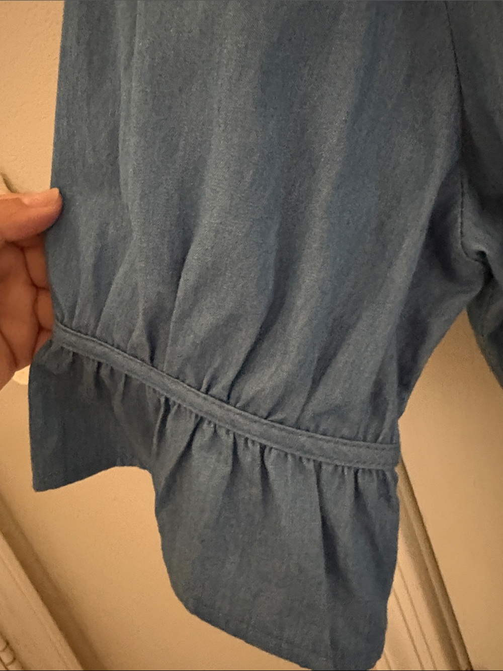 Umgee Denim Dress – Boho Western Cottagecore Cotton Size M Boutique Dry Cleaned! - Picture 3 of 5